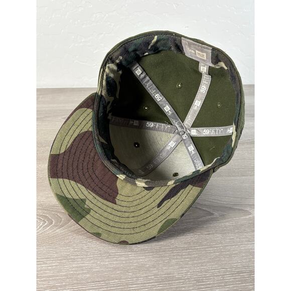 Arizona Diamondbacks MLB Camouflage Fitted Baseball Hat New Era Size 7 3/8- EUC - Picture 5 of 6